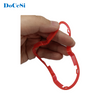 Guarnizione ad anello in silicone rotonda in gomma rossa personalizzata